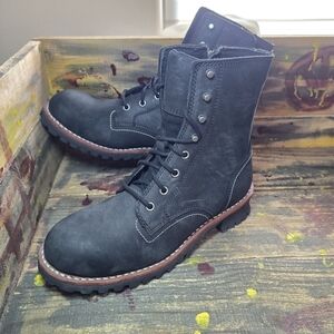 Harley-Davidson Motorcycle Men's Bentler Riding Boots Blk 7.5-Inch Sz 9.5 D96268